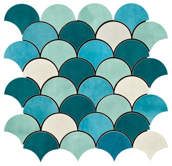 IMOLA Shades Mosaico Wand-Mosaik 30x30 | Mix 2 (Blue)