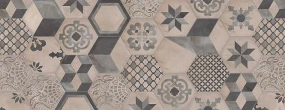 MARCA CORONA Terra Esagona Vers. F Dekor 25x21,6 | Mix