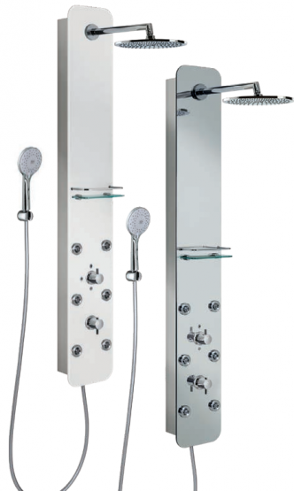 HSK Duschpaneel SOFTCUBE SONDERANGEBOT! Glas weiss