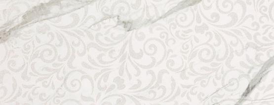 SUPERGRES Purity Marble Campitura Ramage Wand-Dekor 30,5x91,5 | Statuario