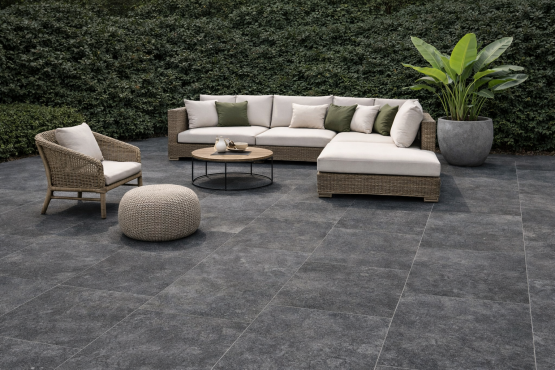 (0) 1A Winterangebot Agrob Buchtal Ascona Graphite 50x100 20mm Terrassenplatten 