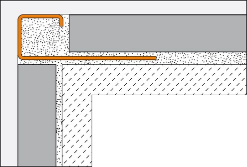 Quadra Profil Edelstahl 250cm | Edelstahl gebürstet | 12.5mm